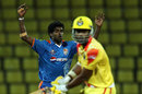 Shaminda Eranga took three in a tidy spell, Basnahira Cricket Dundee v Nagenahira Nagas, SLPL, Pallekele, August 17, 2012