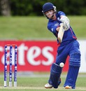 Alex Davies strokes the ball through the off side, England v South Africa, quarter-final, ICC Under-19 World Cup 2012, Townsville, August 19, 2012