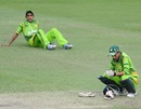 Wicketkeeper Salman Afridi is dejected after losing the quarter-final to India by one wicket, India v Pakistan, quarter-final, ICC Under-19 World Cup 2012, Townsville, August 20, 2012
