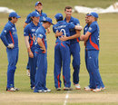 Reece Topley ended with figures of 5 for 32, Bangladesh v England, ICC Under-19 World Cup 5th place play-off Semi-final, Townsville, August 21, 2012