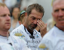Matthew Maynard after completing the cycle ride, Surrey v Glamorgan, CB40, The Oval, August 21, 2012