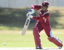 John Campbell drives through the off-side, England v West Indies, ICC Under-19 World Cup, 5th place play-off, Townsville, August 24, 2012