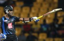 Dinesh Chandimal celebrates his fifty, Wayamba v Ruhuna, SLPL, Colombo, August 26, 2012