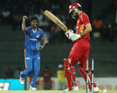 Shaminda Eranga reacts after dismissing Uva's Hammad Azam, Uva v Nagenahira, SLPL, Colombo, August 27, 2012