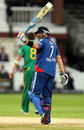 Ian Bell raises his bat after reaching fifty, England v South Africa, 4th ODI, Lord's, September 2, 2012