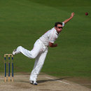 Robert Croft sends down a delivery, Glamorgan v Middlesex, County Championship, Division Two, Cardiff, 3rd day, August 18, 2010