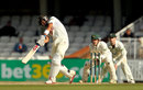 Zander de Bruyn goes over the top during his innings of 78, Surrey v Nottinghamshire, County Championship, Division One, The Oval, 3rd day, September 6, 2012