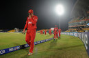 Zimbabwe leave the field after their second heavy defeat, South Africa v Zimbabwe, World Twenty20 2012, Group C, Hambantota, September 20, 2012