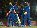 Going out: Eoin Morgan couldn't guide England's chase, Sri Lanka v England, Super Eights, World Twenty20, Pallekele, October 1, 2012