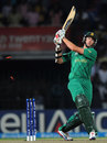 Morne Morkel swings and misses at the penultimate delivery, India v South Africa, Super Eights, World Twenty20, Colombo, October 2, 2012
