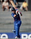 Sarah Taylor plays towards the off-side, England v New Zealand, 1st semi-final, Women's World T20, Colombo, October 4, 2012
