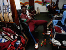 Darren Sammy takes good care of the World Twenty20 trophy, Sri Lanka v West Indies, final, World Twenty20, Colombo, October 7, 2012