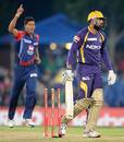 Umesh Yadav got rid of Yusuf Pathan, Kolkata Knight Riders v Delhi Daredevils, Group A, Champions League Twenty20, Centurion, October 13, 2012