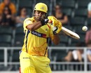 Suresh Raina faces a short delivery, Chennai Super Kings v Sydney Sixers, Group B, Champions League Twenty20, Johannesburg, October 14, 2012
