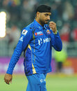 Harbhajan Singh had plenty to ponder about after Mumbai Indians' defeat, Lions v Mumbai Indians, Group B, Champions League Twenty20, Johannesburg, October 14, 2012