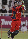 Chris Morris plays towards the off side, Chennai Super Kings v Lions, Group B, Champions League Twenty20, Cape Town, October 16, 2012
