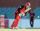 Phillip Hughes works one through the leg side, South Australia v Queensland, Ryobi Cup, Adelaide, October 21, 2012