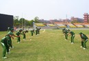 Pakistan Women warm up ahead of their first match, Pakistan v Thailand, Women's' Asia Cup Twenty20, Guangzhou, October 24, 2012