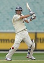 Glenn Maxwell cuts during his half-century, Victoria v Tasmania, Sheffield Shield, Melbourne, 3rd day, October 25, 2012