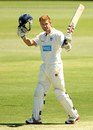 Andrew McDonald celebrates his century, Western Australia v Victoria, Sheffield Shield, Perth, 2nd day, October 1, 2012