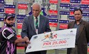 Farrukh Shehzad was the man of the match against Lahore Eagles, Lahore Eagles v Faisalabad Wolves, Faysal Bank T-20 Cup 2012-13, Lahore, December 2, 2012
