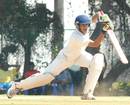 Rahul Dalal drives one through the off side, Tamil Nadu v Haryana, Ranji Trophy, 4th day, January 1, 2012