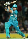 Luke Pomersbach hit current BBL's fastest fifty, Hobart Hurricanes v Brisbane Heat, BBL 2012-13, Hobart, January 12, 2013