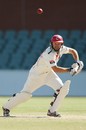 Tim Ludeman pushes one through the off side, South Australia v Victoria, Sheffield Shield, Adelaide, 2nd day, January 25, 2013