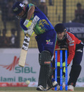 Nazmul Hosain Milon steered Sylhet Royals to victory with an unbeaten 45, Sylhet Royals v Rangpur Riders, Bangladesh Premier League, Chittagong, January 31, 2013