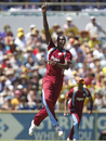 Jason Holder appeals, Australia v West Indies, 1st ODI, Perth, February 1, 2013