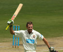 Greg Moller hit his maiden first-class hundred but couldn't stop Queensland losing, Queensland v Western Australia, Sheffield Shield, Brisbane, February 7, 2013