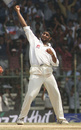 Harbhajan Singh celebrates Colin Miller's wicket, India v Australia, 3rd Test, Chennai, 5th day, March 22, 2001