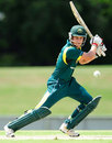 Sam Hain plays on into the off side, Australia U-19s v England U-19s, Quadrangular Under-19 Series, Townsville, April 5, 2012 