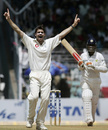 James Anderson trapped Virender Sehwag leg before for a duck, India v England, 3rd Test, Mumbai, 5th day, March 22, 2006