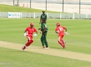 Ruvindu Gunasekera and Nitish Kumar complete a run, Canada v Kenya, ICC WCL Championship, Dubai, March 11, 2013