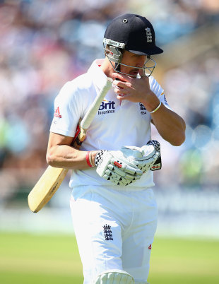 Nick Compton fell cheaply after England batted first at Headingley following the opening-day washout
