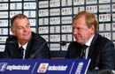 Geoff Miller and Hugh Morris at the announcement of England's Ashes squad, Lord's, London, September 23, 2013