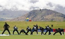 New Zealand warm up in cold, beautiful Queenstown, New Zealand v West Indies, 3rd ODI, Queenstown, January 1, 2014 New Zealand warm up in cold, beautiful Queenstown, New Zealand v West Indies, 3rd ODI, Queenstown, January 1, 2014