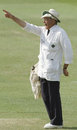 Dickie Bird gives his last decision in a Test as Man of the Match Jack Russell is out lbw, England v India, 2nd Test, Lord's, June 24, 1996