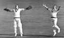 Graeme Pollock drives on his way to 125, England v South Africa, 2nd Test, Trent Bridge, 1st day, Ausgust 5, 1965