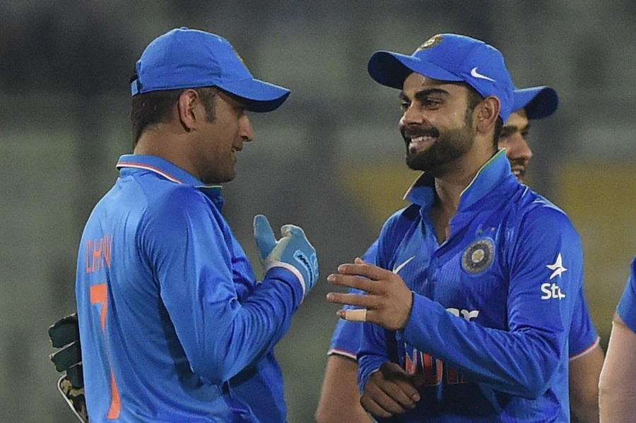 Virat Kohli and MS Dhoni