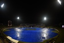 Standard procedure: Rain had the first say in the opening T20, Sri Lanka v West Indies, 1st T20, Pallekele, November 9, 2015 Standard procedure: Rain had the first say in the opening T20, Sri Lanka v West Indies, 1st T20, Pallekele, November 9, 2015