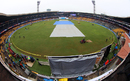 A drizzle delayed the start of the second day's play at the M Chinnaswamy Stadium, India v South Africa, 2nd Test, Bangalore, 2nd day, November 15, 2015 A drizzle delayed the start of the second day's play at the M Chinnaswamy Stadium, India v South Africa, 2nd Test, Bangalore, 2nd day, November 15, 2015