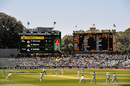 The traditional and the modern scoreboards at Adelaide Oval, Australia v South Africa, 3rd Test, Adelaide, 2nd day, November 25, 2016 The traditional and the modern scoreboards at Adelaide Oval, Australia v South Africa, 3rd Test, Adelaide, 2nd day, November 25, 2016