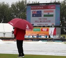 Persistent rain delayed the second semi-final, Australia v India, Women's World Cup, semi-final, Derby, July 20, 2017 Persistent rain delayed the second semi-final, Australia v India, Women's World Cup, semi-final, Derby, July 20, 2017