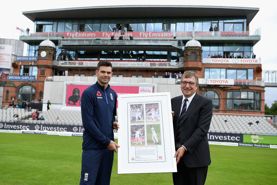 Milestone Man James Anderson's Illustrious Test Career In Photos 14