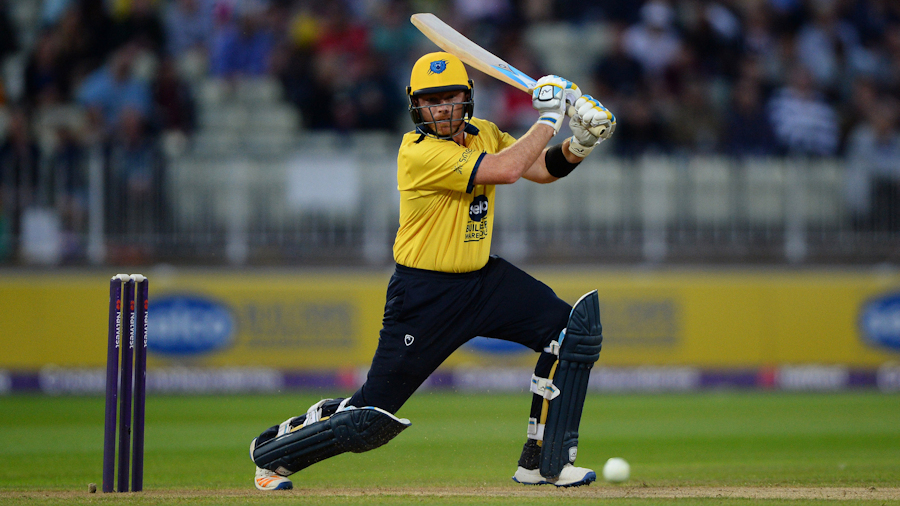 Ian Bell bats for Birmingham Ian Bell bats for Birmingham