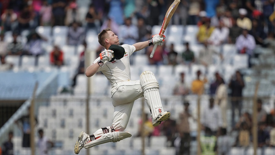 The hundreds in Bangladesh will have done Warner's confidence in his game in Asia a world of good The hundreds in Bangladesh will have done Warner's confidence in his game in Asia a world of good
