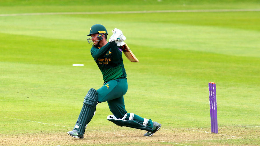 Taylor made 154 for Nottinghamshire in the Royal London Cup playoffs in June Taylor made 154 for Nottinghamshire in the Royal London Cup playoffs in June