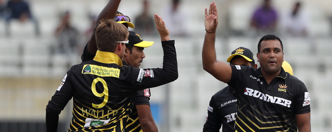 Samit Patel ended with impressive figures of 2-0-6-1 Samit Patel ended with impressive figures of 2-0-6-1